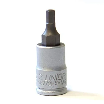 Image of Unior Hexagonal Screwdriver Socket 1/4&quot;