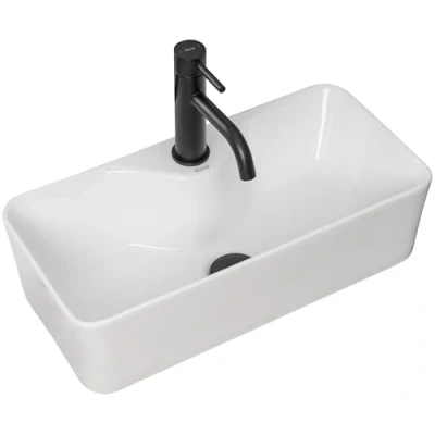 Image of REA Mery Bathroom Sink Made of Ceramic White U0699,