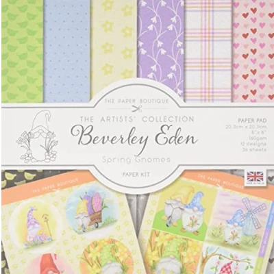 Image of The Paper Boutique Spring Gnomes Kit, Multicoloured, 8 x inches, (PB1798)