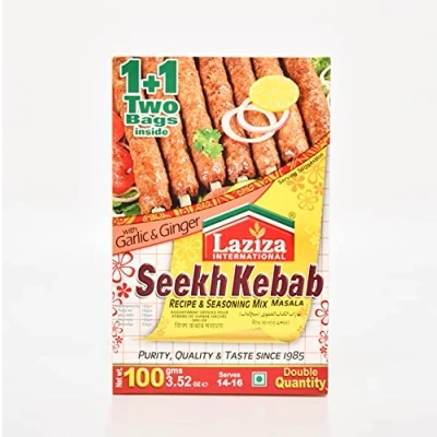 Image of Laziza Seekh Kebab Spice Mix Masala Easy Cook 100g