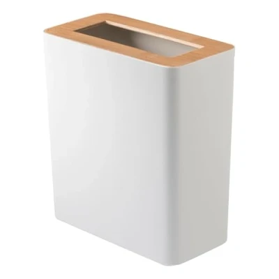 Image of Yamazaki Rin Trash Can Square Beige, One Size