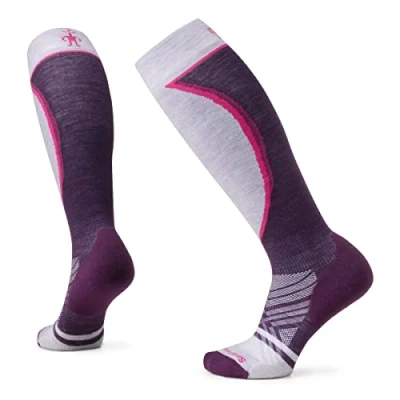 Image of Smartwool Women&#039;s Ski Targeted Cushion OTC Socks, PURPLE IRIS, Large