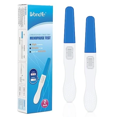 Image of Wondfo Menopause Test Kit for Women Perimenopause 2 Tests FSH Hormone Testing at Home Self Fast Result in 10mins