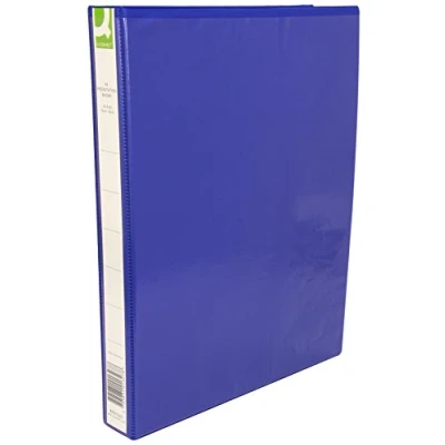 Image of Q Connect Presentation 25mm 4D Ring Binder A4 Blue KF01327