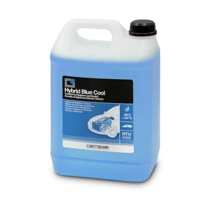 Image of ERRECOM Hybrid Blue Cool, Coolant and Antifreeze for Electric Cars 30C/+107C, Formulation with OAT inhibitor package phosphates, Ready to Use, 5 Litre