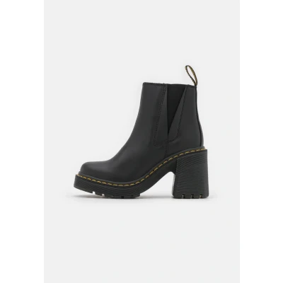 Image of Dr. Martens Spence Platform ankle boots, Women&#039;s, Size: 6, Black sendal Leather