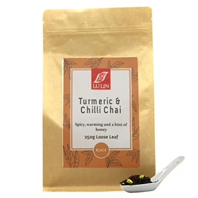Image of LuLin Teas Turmeric &amp; Chilli Chai Loose Tea, 250 g