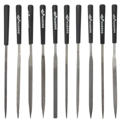 Image of 10pcs Needle File Set Diamond Files Repair Tools Modelling Mini Metal Tool,for Woodworking and Metalworking(Black)