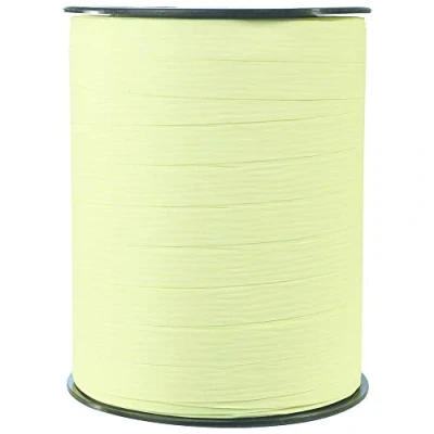 Image of Clairefontaine Ref 601502C Matt Counter Ribbon Roll (Single Reel) 10mm x 250m Length Roll, 11.1 8.4cm Spool Suitable for Gift Wrapping &amp; Crafting Ivory