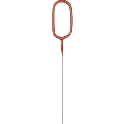 Image of Rose Gold 0 Glitz Birthday Sparkler (17cm) Perfect for Birthdays Cake Topper Decoration, Anniversary &amp; More 1 Pc
