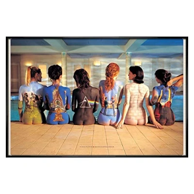 Image of Pink Floyd Gloss Black Framed Back Catalogue Campaign Poster 91.5 x 61cm