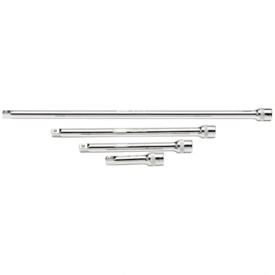 Image of Draper Extension Bar Set, 1/4&quot; Sq. Dr., Polished Chrome (4 Piece)