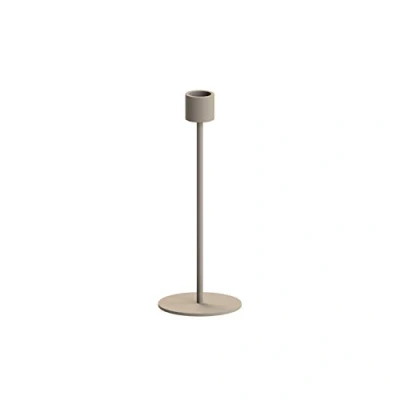 Image of Cooee Design HI 029 01 SA Candlestick Metal in Sand Colour 8 cm x 21