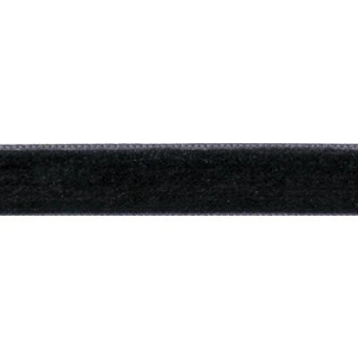 Image of Berisfords Velvet Ribbon, Raven, 10.2 x 5.6 cm