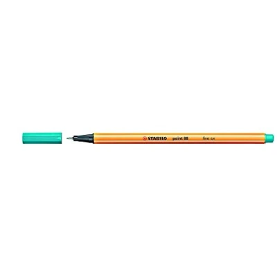 Image of Fineliner STABILO point 88 Pack of 3 Turquoise Bluish