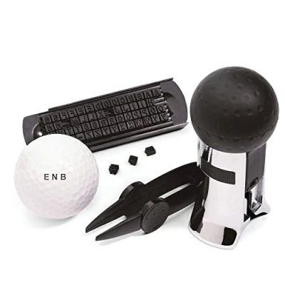 Image of InGenious Golf Personalised Monogram Ball Stamper, Ink and 52 Character Set Kit