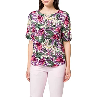Image of Q/S designed by s.Oliver Women&#039;s 2063093 Blouse, Beige Floral AOP, 6