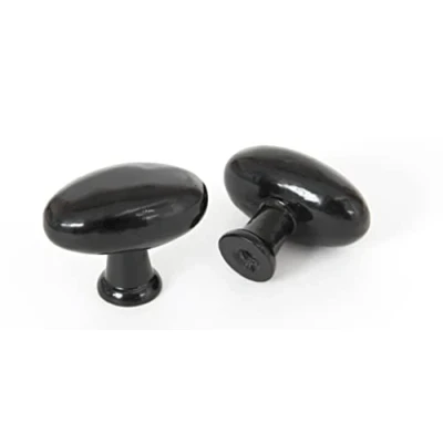 Image of From The Anvil Oval Cabinet Knob Black 83790