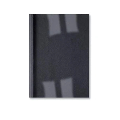 Image of GBC LeatherGrain Thermal Binding Covers, 1.5 mm, 15 Sheet Capacity, A4, Black, Pack of 100, IB451607