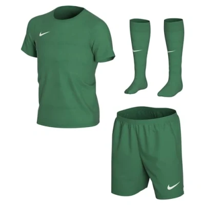 Image of Nike Kids&#039; LK NK DRY PARK20 KIT SET K Football, Pine Green/Pine Green/(White), XL