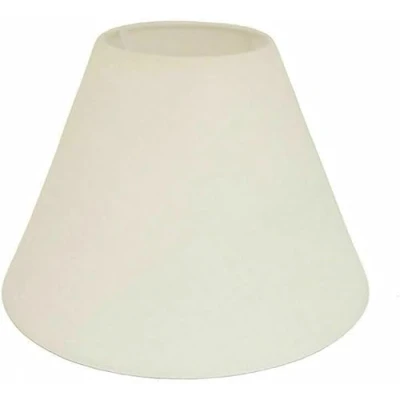 Image of Cream Cotton Fabric Coolie Ceiling &amp; Table Lamp Light Shade (12 Inch)