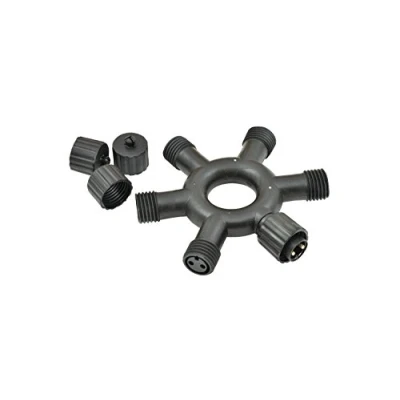 Image of lyyt AVL419 5 WAY OUTDOOR WEATHERPROOF IP44 STRING LIGHT RUBBER SPLITTER