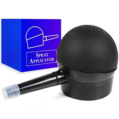 Image of Bunee Hair Fibers Applicator Microfibers 100% Natural Cotton Powder to Disguise Bald and Alopecia Instantly Fiber for Men Women