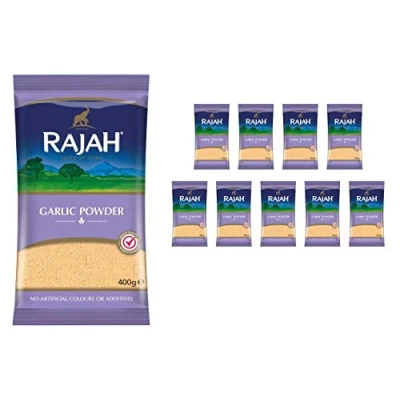 Image of Rajah Spices Garlic Powder Roshun Lahasun Lasan Lassan (10 x 400g)