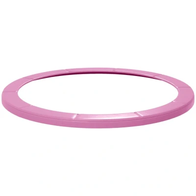 Image of SPORTNOW 10FT Trampoline Spring Cover, Plastic Pad Replacement with Elastic Cord, Waterproof, UV Resistant and Tear Resistant, Pink