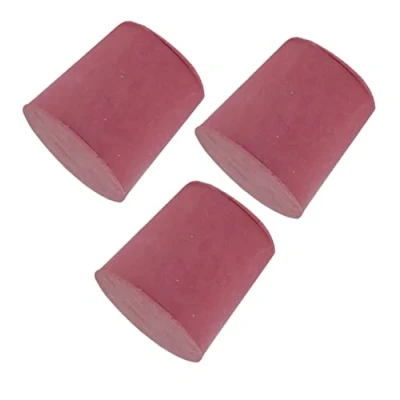 Image of Almost Off Grid 3 x Solid Rubber Bungs for Glass demijohns Making Wine, Brewing Beer, Fermenting Cider, Traditional Homebrewing Mead