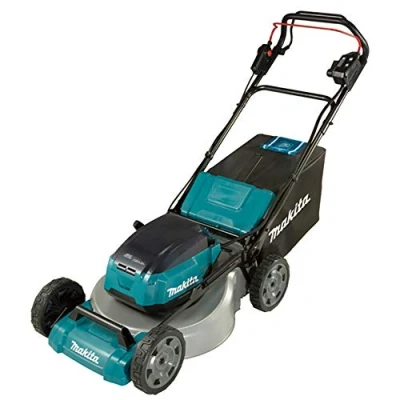 Image of Makita DLM462PT4 Twin 18V (36V) Li ion LXT Brushless 46cm Lawnmower complete with 4 x 5.0 Ah Batteries and Port Charger