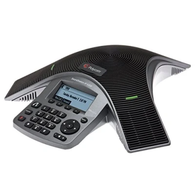 Image of Polycom IP IP5000 Desk Phone SoundStation Black (Renewed)