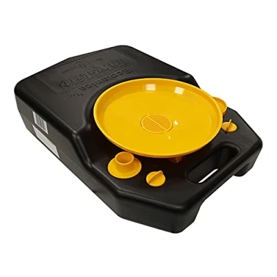 Image of Bike Lift 12 Litre Low Profile Car and Motorcycle Waste Oil Drain Pan Container