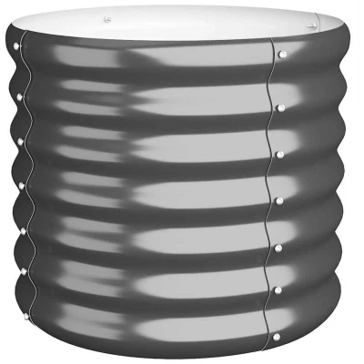 Image of vidaXL Garden Planter Powder coated Steel 40x40x36 cm Anthracite