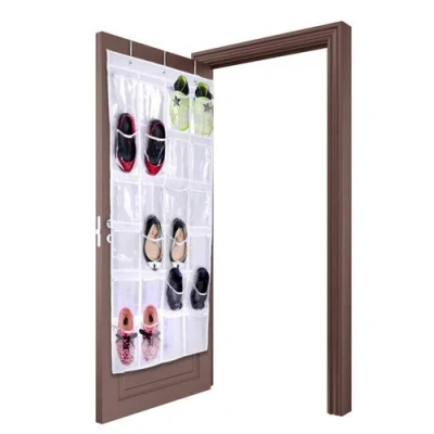 Image of epasal 24 Pockets Space Save Hanging Bag Shoes DIY Rack Hanger Pocket Storage Tidy Organiser
