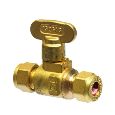 Image of Isogas Brass Isolating Valve 10mm