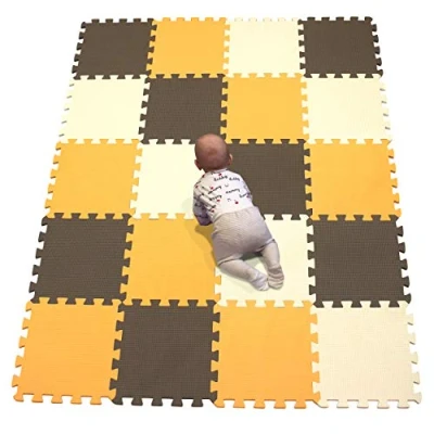 Image of YIMINYUER® 20 Tiles (30cmx30cmx1cm Each Tile) Baby Soft Puzzle Play Mats, Kids Thick EVA Foam Floor, Toddlers &amp; Children&#039;s Interlocking Mat R02R06R10G301020