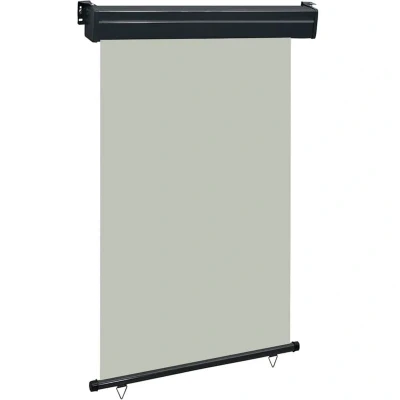 Image of vidaXL Balcony Side Awning 125x250 cm Grey