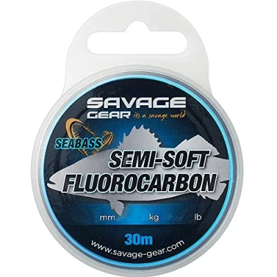 Image of Savage Gear Semi Soft Fluorocarbon Seabass 30m 0,25mm 3,66kg
