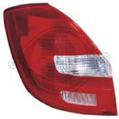 Image of 5J6945095, 5J6945111 Rear light DIEDERICHS 7806091 Left SKODA: Fabia 2, 2