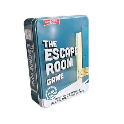 Image of The Escape Room Mystery Game Large Deluxe in a Tin