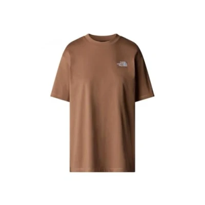 Image of The North Face Essential Oversize TEE Print Tshirt, Women&#039;s, Size: Small, Latte