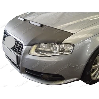 Image of AB 00028 BONNET BRA compatible with Audi A4 2004 2008 STONEGUARD PROTECTOR TUNING