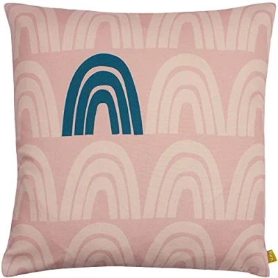 Image of furn. Be Kind Rainbow Cushion Cover, Multi, 43 x 43cm