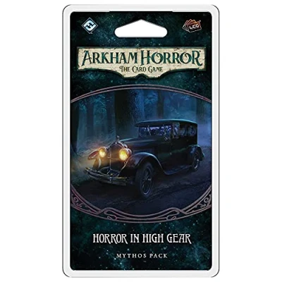 Image of Fantasy Flight Games Arkham Horror The Card Game: Mythos Pack 6.3. in High Gear Game Ages 14+ 1 to 4 Players 60 120 Minutes Playing Time