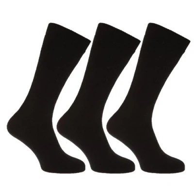 Image of Mens Thermal Warmth Extra Long Winter Socks (Pack of 3) (6 11) (Black)
