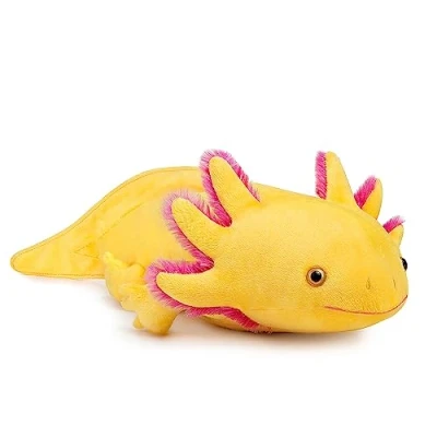 Image of lilizzhoumax Simulation Axolotl Plush Toy 51cm/20, Realistic Stuffed Animal squishmallow Plush, Cute Soft Home Decoration Toys, Birthday Gift for Kids