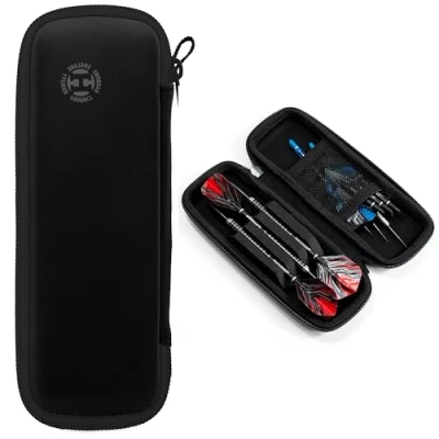 Image of Harrows Blaze Dart Wallet Strong and Durable Holds Fully Assembled Darts Aqua
