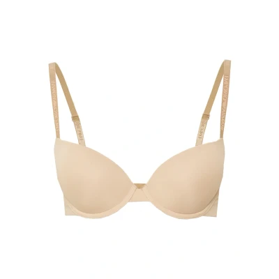 Image of Emporio Armani Women&#039;s Basic Bonding Microfiber Push Up Bra, Nude Pink, 32C