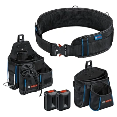 Image of Bosch Professional ProClick Tool Belt kit with 1 x 108 (Size L/XL), GWT 4 Bag, 2 Holders